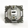 Розетка HDMI 2.1, Type A (механизм), STEKKER GLS00-7118-03, серия Катрин, серебро - фото 82044