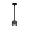 Светильник потолочный Feron Barrel HL4588 ARIA  levitation 12W, 230V, GX53, черный, на подвесе 1,7 м - фото 82927