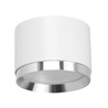Светильник потолочный Feron Barrel DUET HL459  12W, 230V,GX53, белый + хром IP20 - фото 82938