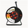 Удлинитель на катушке Stekker STD03-44-50 Standart 4-местный с/з ПВС 3*1,5, оранжевый, 16А, IP44, 50м (29408) - фото 83533