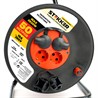 Удлинитель на катушке Stekker STD03-44-50 Standart 4-местный с/з ПВС 3*1,5, оранжевый, 16А, IP44, 50м (29408) - фото 83534