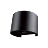 FL-LED WallBarrel-UD006R 2x5W-UP/DN BK 0-120° CCT-3000K+4000K+6000K 140x120x100мм IP65 - с-к настен. - фото 84097