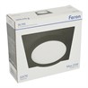 Светильник встраиваемый Feron DL705 потолочный GX70 черный квадрат IP44 - фото 85230
