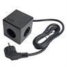 HM10-41-01 Удлинитель 3-местный с/з, 3x1мм2, 1.5м, 250В, 16А, 2USB+1С, 5V 3,1А, серия Comfort, черный - фото 85485