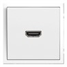 Розетка HDMI 2.0 Type A (механизм), STEKKER, серия Эмили, RST00-5118-01, белый фарфор, soft touch - фото 85585