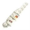 Сетевой фильтр 6-местный с/з STEKKER HM20-61-053x1мм2, 5 м, серия Optima, белый - фото 86211