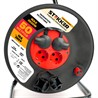 Удлинитель на катушке Stekker STD03-44-50 Standart 4-местный с/з ПВС 3*1,5, оранжевый, 16А, IP44, 50м (29408) - фото 86490