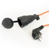 Удлинитель на пластиковой катушке STD04-10-50 (UG) 1-местный  с/з 3*1,5, 50м, 250В, 16А, IP44, Standart (29410) - фото 86498