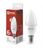 Лампа светодиодная LED-СВЕЧА-VC 6Вт 230В Е14 4000К 570Лм IN HOME - фото 87872
