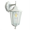Светильник садово-парковый Feron 6102/PL6102 шестигранный на стену вниз 60W E27 230V, белый - фото 88607