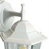Светильник садово-парковый Feron 6102/PL6102 шестигранный на стену вниз 60W E27 230V, белый - фото 88609