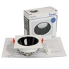 Светильник встраиваемый Feron DL3112 потолочный MR16 G5.3 белый + черный хром - фото 88936