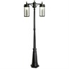Светильник садово-парковый Feron PL788 столб 2*40W 220-240V E27, черный - фото 89227