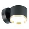 Светильник  настенный Feron HL4598  Barrel DUET 12W, 230V,GX53, черный + золото IP20 - фото 89459