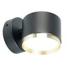 Светильник  настенный Feron HL4598  Barrel DUET 12W, 230V,GX53, черный + золото IP20 - фото 89466