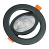 Светодиодный светильник Feron.ONE AL540 встраиваемый 12W 4000K черный "круг" - фото 89493