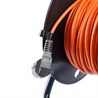 Удлинитель на катушке Stekker Standart  STD01-40-50 4 гнезда с/з ПВСбм 3*1, оранжевый, 16А, IP40, 50м - фото 89988