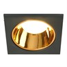 Светильник встраиваемый Feron DL3112 потолочный MR16 G5.3  черный + золото - фото 90061