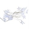 Светодиодная гирлянда Feron CL589 линейная Звездочки на проволоке, 5000К, с питанием от батареек, прозрачный шнур 2.3м - фото 90200