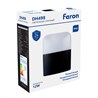 Светильник уличный светодиодный Feron DH498, 85-265V, 12W, 350Lm, 3000/4000/6400К, черный - фото 93195