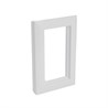 Рамка  2-местная (без перемычки),  пластик, STEKKER, PFR00-7012-01, серия Катрин, белый - фото 94806