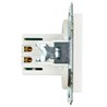 Розетка USB 2-местная (механизм), STEKKER GLS10-7115-01, 250B, 2,1А, серия Катрин, белый - фото 95753