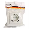 Розетка 1-местная STEKKER, PST16-9016-01, 250В, 2.1А с USB+ type C, серия Эрна, белый - фото 95914