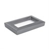 Рамка  2-местная (без перемычки),  пластик, STEKKER, PFR00-7012-06, серия Катрин, графит - фото 96603