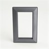 Рамка  2-местная (без перемычки),  пластик, STEKKER, PFR00-7012-06, серия Катрин, графит - фото 96604