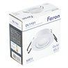 Светильник встраиваемый Feron DL1101 потолочный MR11 G5.3, GU10 белый - фото 97227