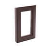 Рамка  2-местная (без перемычки),  пластик, STEKKER, PFR00-7012-04, серия Катрин, шоколад - фото 97433