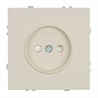 Розетка 1-местная с защитной шторкой (механизм), STEKKER, б/з, 250В, 16А, серия Эмили, RST16-5109-08, кашемир, soft touch - фото 97455