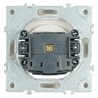 Розетка 1-местная с защитной шторкой (механизм), STEKKER, б/з, 250В, 16А, серия Эмили, RST16-5109-08, кашемир, soft touch - фото 97459