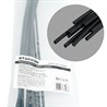 HSTG-321-100BK Термоусадочная трубка клеевая 3,2/1,0 длина 100 см., усадка 3:1, черный - фото 98558