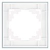 Рамка 1-местная, стекло, STEKKER, GFR00-7001-01, серия Катрин, белый - фото 98712