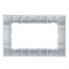 Рамка 2-местная (без перемычки), стекло, STEKKER, GFR00-7012-01, серия Катрин, белый - фото 98803