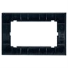 Рамка  2-местная (без перемычки), стекло, STEKKER, GFR00-7012-05М, серия Катрин, черный матовый - фото 98870