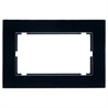 Рамка  2-местная (без перемычки), стекло, STEKKER, GFR00-7012-05, серия Катрин, черный - фото 98935