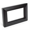 Рамка  2-местная (без перемычки),  пластик, STEKKER, PFR00-7012-05 , серия Катрин, черный - фото 99469
