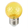 Лампа светодиодная Feron LB-385 Шарик желтый прозрачный E27 1W 230V - фото 99637