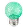Лампа светодиодная Feron LB-385 Шарик зеленый прозрачный E27 1W 230V - фото 99644