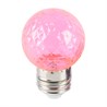 Лампа светодиодная Feron LB-385 Шарик розовый прозрачный E27 1W 230V - фото 99665