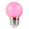 Лампа светодиодная Feron LB-385 Шарик розовый прозрачный E27 1W 230V - фото 99666