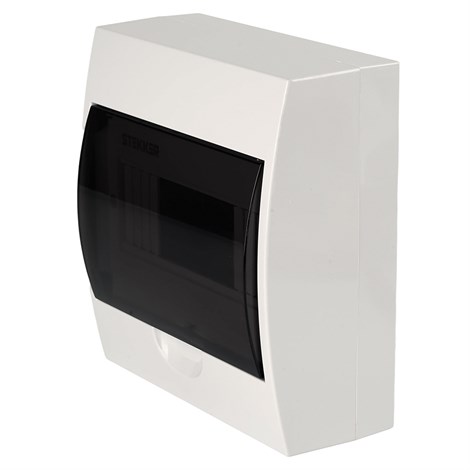 Бокс встраиваемый STEKKER EBX50-5/08-50 8 модулей, пластик, серия ArcaLight - фото 102684