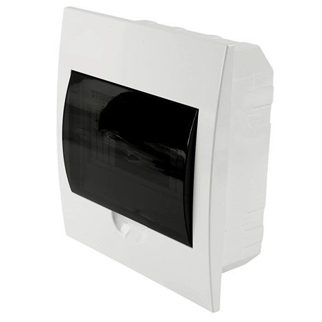 Бокс встраиваемый STEKKER EBX50-4/08-50 8 модулей, пластик, серия ArcaLight - фото 102803