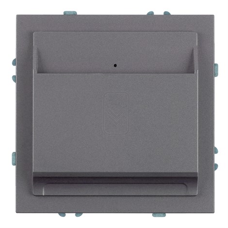 Выключатель карточный (механизм), STEKKER, 250В, 40А, серия Эмили, RSW40-5114-10, платиново-серый, soft touch - фото 103636