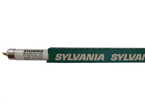 SYLVANIA F 11W/T5/BL368 G5 212mm 315-400nm (ловушки, полимеризация) - лампа - фото 20990