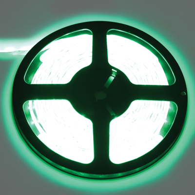 Ecola LED strip PRO 4,8W/m 12V IP65 8mm 60Led/m Green зеленая светодиодная лента на катушке 5м - фото 23410
