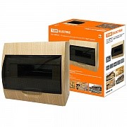 Бокс TDM ELECTRIC ЩРН-П-10 модулей навесной пластик IP40 «Эко» сосна - фото 25575