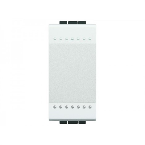 N4003N Bticino LivingLight Переключатель с винтовыми клемами. размер 1 модуль. цвет белый - фото 28232